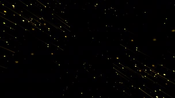 彩色粒子效应爆炸动画彩色数字粒子背景圈 — 图库视频影像