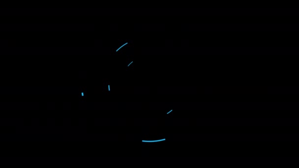 Взрывы Взрывной Формы Взрывной Взрыв Графические Элементы Движения Петля Анимация — стоковое видео