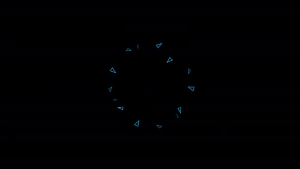爆発型爆発爆発爆発モーショングラフィック素子ループアルファチャンネルアニメーション — ストック動画