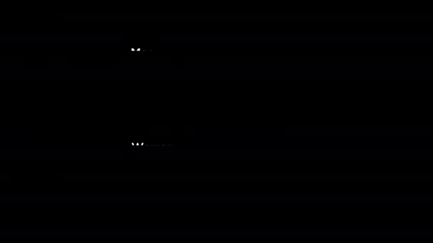 Мужчина Женщина Мужчина Женская Петля Анимация Видео Прозрачный Фон Альфа — стоковое видео