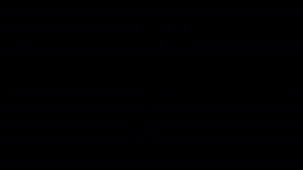 Взрывной Акцент Основные Формы Линии Взрыва Анимации Движения Графические Элементы — стоковое видео