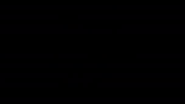 Спалах Вибуховий Акцент Підсвічування Форм Ліній Вибуху Анімації Руху Графічні — стокове відео