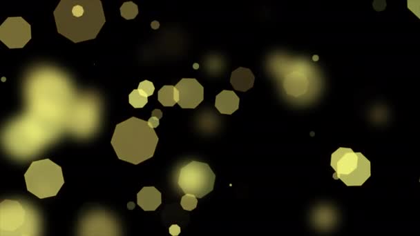 Σωματίδια Σκόνης Που Πετούν Αδιάλειπτη Βρόχο Αργή Κίνηση Επικάλυψης Animation — Αρχείο Βίντεο