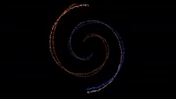 Partikelexplosion Abstrakter Explosionseffekt Animation Mit Transparentem Hintergrund — Stockvideo