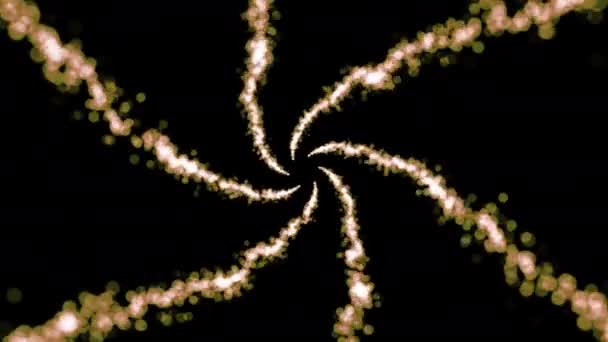 Explosion Particules Animation Abstraite Effet Souffle Avec Canal Alpha Fond — Video