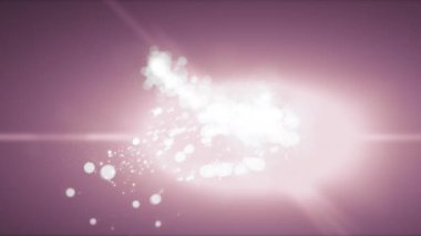 Parlayan parçacık aydınlatma efekti Alfa Kanalı şeffaf arkaplanlı parlak ışık döngüsü animasyonu