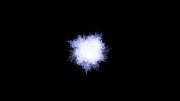 Πολύχρωμες Φουτουριστικές Ψηφιακές Σπίθες Σωματιδίων Που Φέρουν Ροές Έκρηξη Προχωρώντας — Αρχείο Βίντεο
