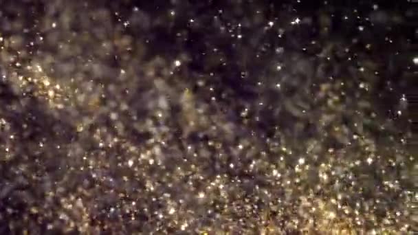 Fütürist Dijital Parçacık Kıvılcımları Uçuşan Patlamalar Soyut Parıltı Sihirli Parıltı — Stok video