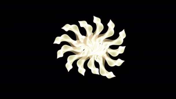 粒子爆発バースト効果 アルファチャンネル透明な背景を持つ抽象爆発アニメーション — ストック動画