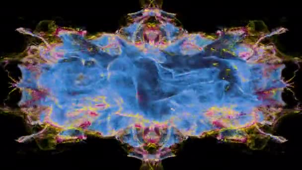 Explosión Partículas Efecto Animación Explosión Abstracta Con Fondo Transparente Canal — Vídeo de stock