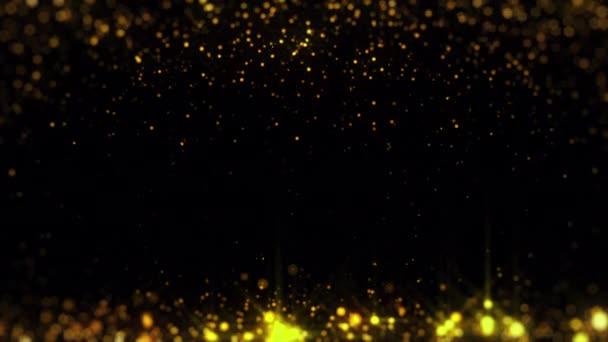 Σωματίδια Σκόνης Που Πετούν Αδιάλειπτη Βρόχο Αργή Κίνηση Επικάλυψης Animation — Αρχείο Βίντεο