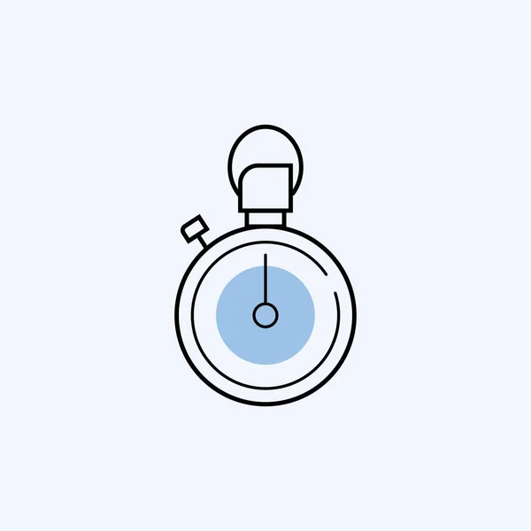 Kronometre Simgesi Zamanlayıcı Simgesi Vektör Tasarımı — Stok Vektör