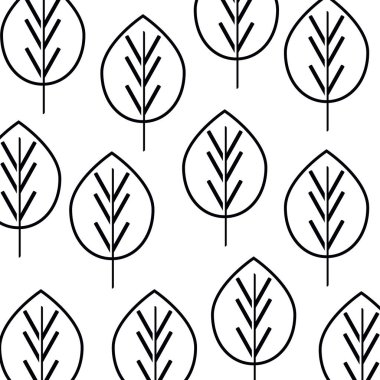 Yaprak Simgesi Şekil Vektör Sanat İllüstrasyonu Tasarımı