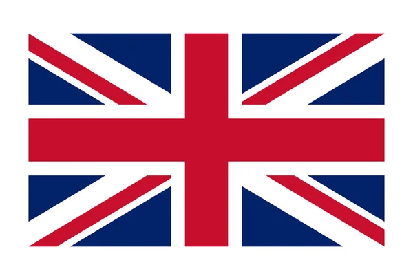 stock vector Great Britain flag on a white background in vector EPS 8