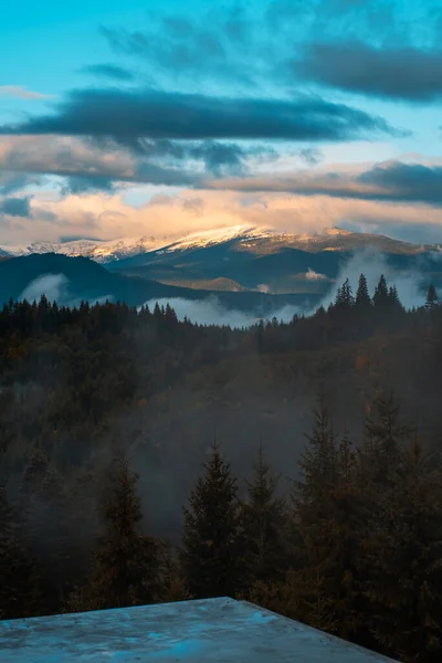 Las Iglasty Góry Krajobraz Podróże Spokojna Sceneria Letni Dzień — Zdjęcie stockowe