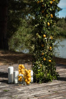 Düğün kemeri. Önemli bir yaz günü..