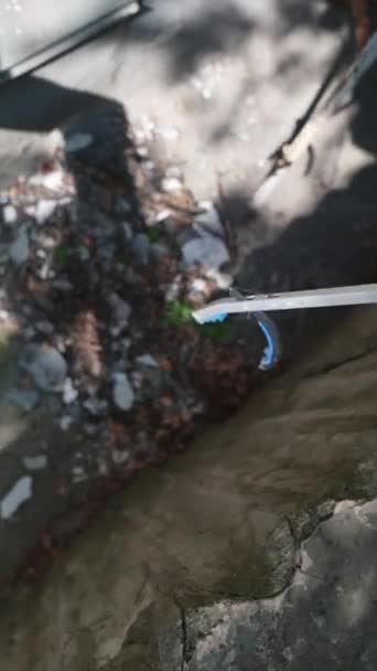 Çöp Toplama Maşasıyla Sokakları Temizleyeceksin Yüksek Kalite Görüntü — Stok video