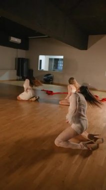 Hareketin güzelliğini ve zarafetini gösteren büyüleyici bir dans gösterisi.