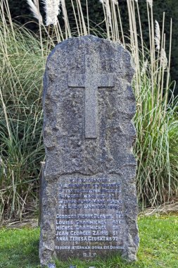 Birinci Dünya Savaşı sırasında Weston-super-Mare, İngiltere 'de ölen Belçikalı mülteciler için bir anıt.