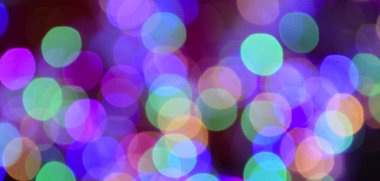 Bulanık soyut arkaplan renkli dairesel bokeh