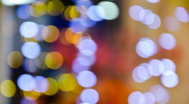 Bulanık soyut arkaplan renkli dairesel bokeh