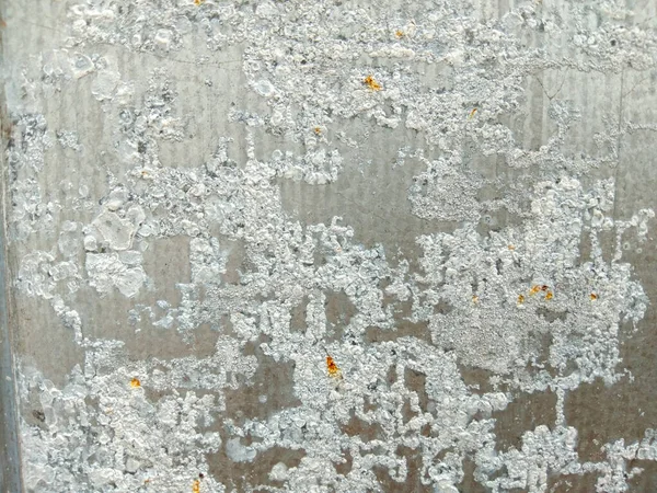 White Rust Zinc Hydroxide Red Rust Metal Zinc Deteriorates — Stock Photo, Image
