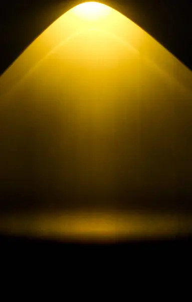 Abstrato Holofotes Amarelo Luz Estúdio Quarto Para Mostrar Apresentação Anúncio — Fotografia de Stock