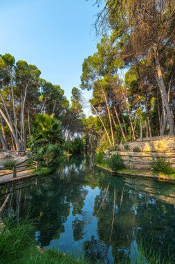 Valencia, İspanya 'daki Lliria köyündeki San Vicente Ferrer baharı.