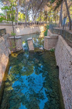 Valencia, İspanya 'daki Lliria köyündeki San Vicente Ferrer baharı.