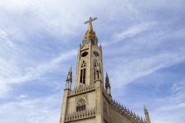 Goias Catalao 'daki Sao Francisco de Assis Parish' in yan görüntüsü..