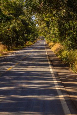 Goias eyaletindeki BR-352 otoyolunun çok güzel, ağaçlandırılmış ve asfaltlanmış bir uzantısı..