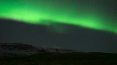 Aurora borealis landscapes in Iceland