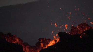 Volcanic eruption in Geldingadal Iceland 2021