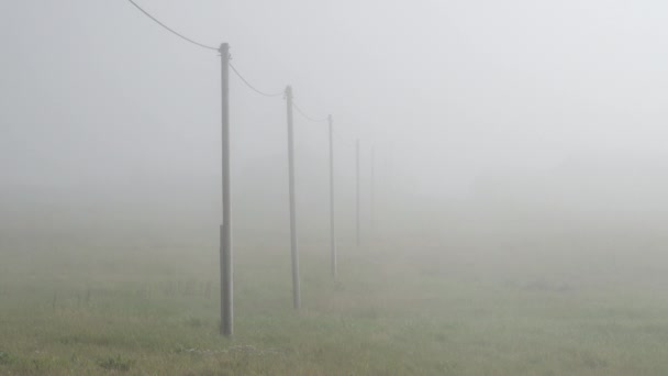 Dichter Nebel Bei Reykjavik Island — Stockvideo