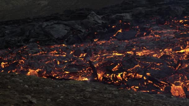 Volcanic Eruption Geldingadal Iceland 2021 — Video Stock