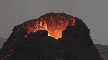 Volcanic eruption in Geldingadal Iceland 2021