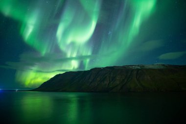 Aurora borealis landscapes in Iceland