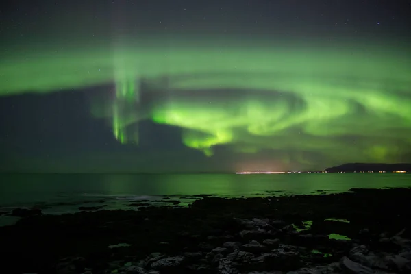 아이슬란드의 북극광 — 스톡 사진