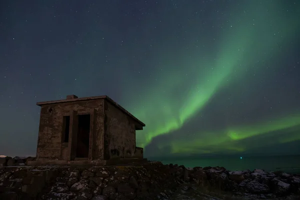 Aurora borealis landscapes in Iceland