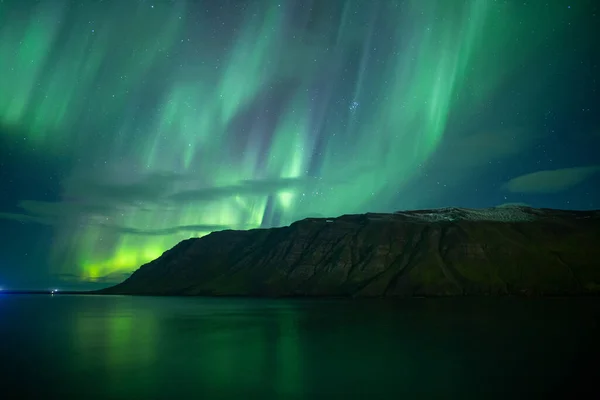 Aurora Borealis Landscapes Iceland Images De Stock Libres De Droits