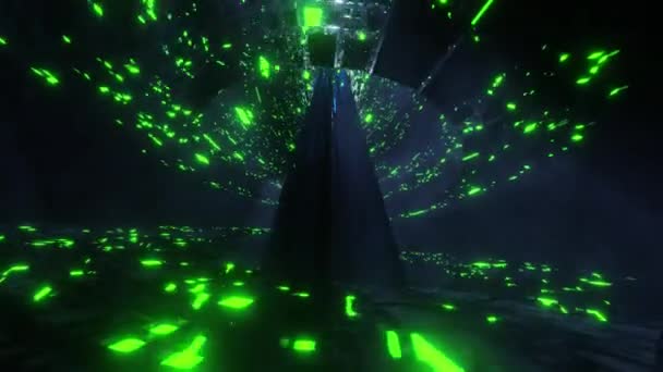 3D科幻动画 外星反乌托邦无缝回路 — 图库视频影像