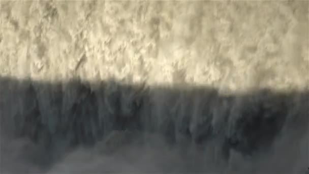 Najpotężniejszy Wodospad Europie Dettifoss Islandia — Wideo stockowe