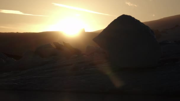Pintoresca Laguna Glaciar Jokulsarlon Islandia — Vídeos de Stock