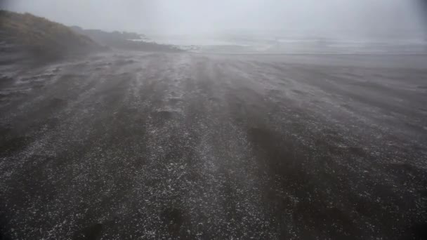 Kuzey Kutbu Adası Zlanda Dan Kış Manzaraları — Stok video