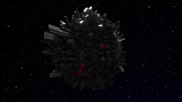 Abstrakte Animation Science Fiction Dystopie Fremde Welten — Stockvideo