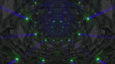 3D soyut animasyon bilim kurgu distopya uzaylı dünyaları