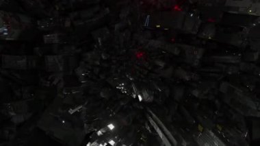 3D soyut animasyon bilim kurgu distopya uzaylı dünyaları