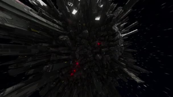 Animazione Astratta Fantascienza Distopia Mondi Alieni — Video Stock
