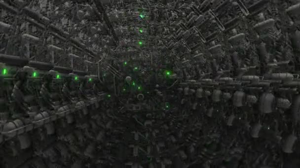 Abstrakte Animation Science Fiction Dystopie Fremde Welten — Stockvideo