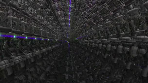3D抽象アニメーション Sci Dystopia Alian World — ストック動画